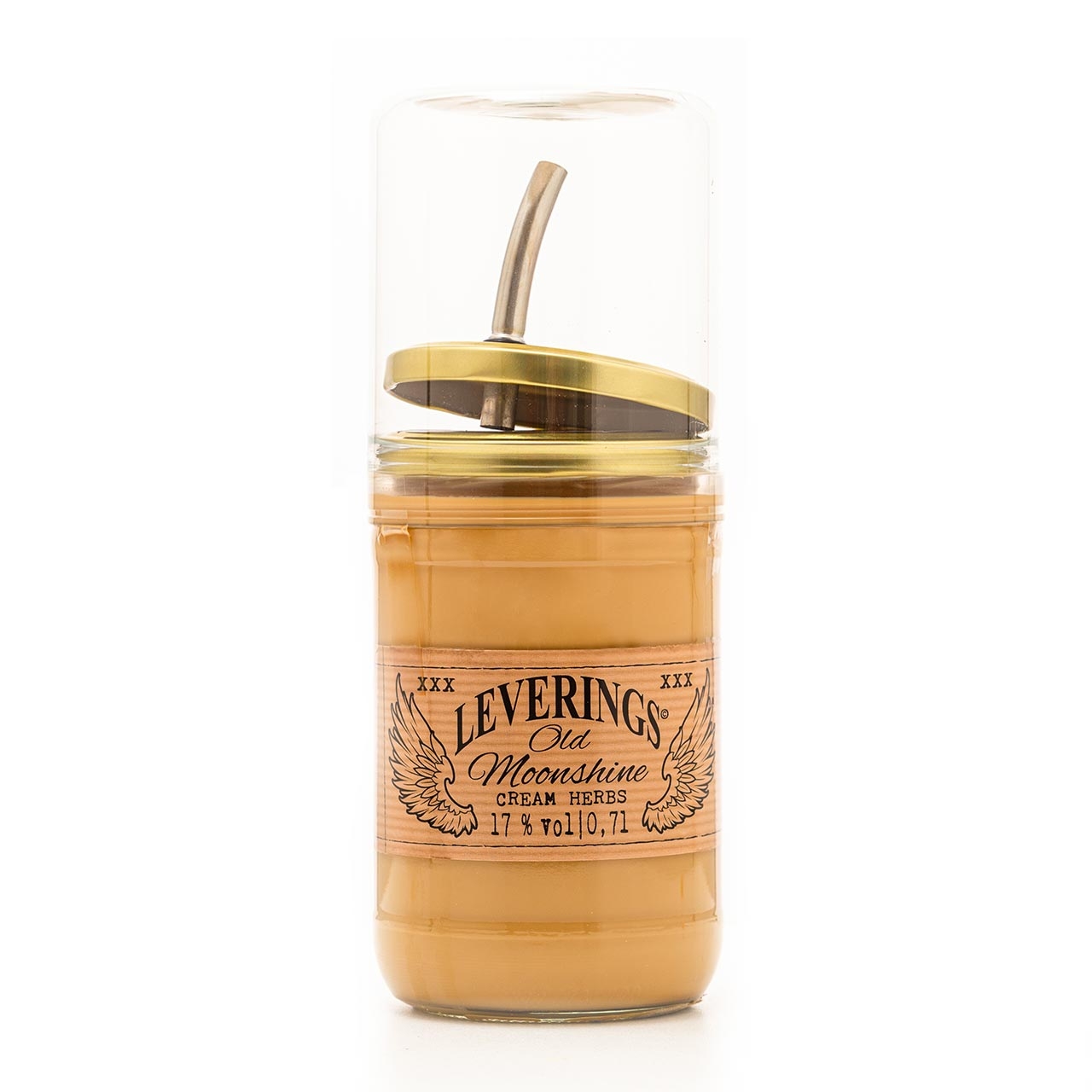 Leverings Old Moonshine - Cream Herbs 17 % Vol., 0,7 Liter