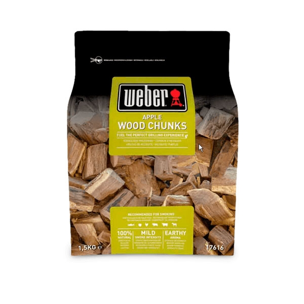 Weber Wood Chunks - Fire spice Holzstücke aus Apfelholz, 1,5 kg