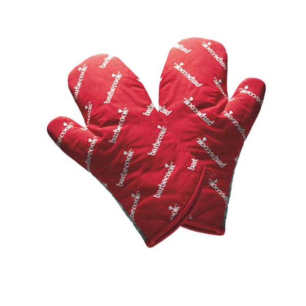 Barbecook Rote Kurze Grill-Handschuhe