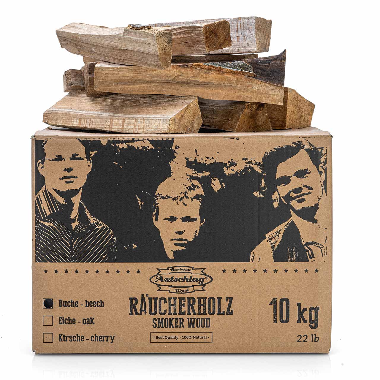 Axtschlag Smoker Wood - Smoker Brennholz Beech / Buche