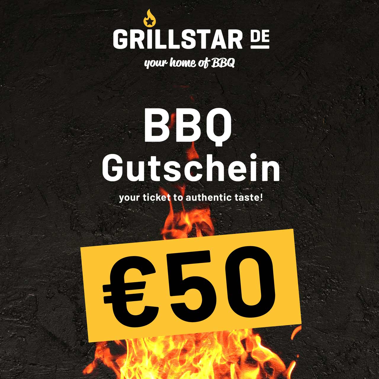 BBQ - Gutschein €50