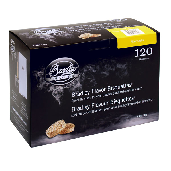 Bradley Smoker - Erle Bisquetten 120er Packung