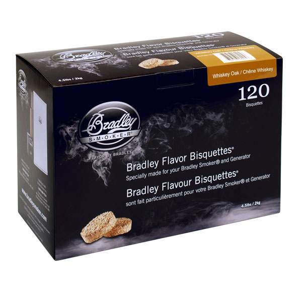 Bradley Smoker - Whiskey Eiche Bisquetten 120er Packung