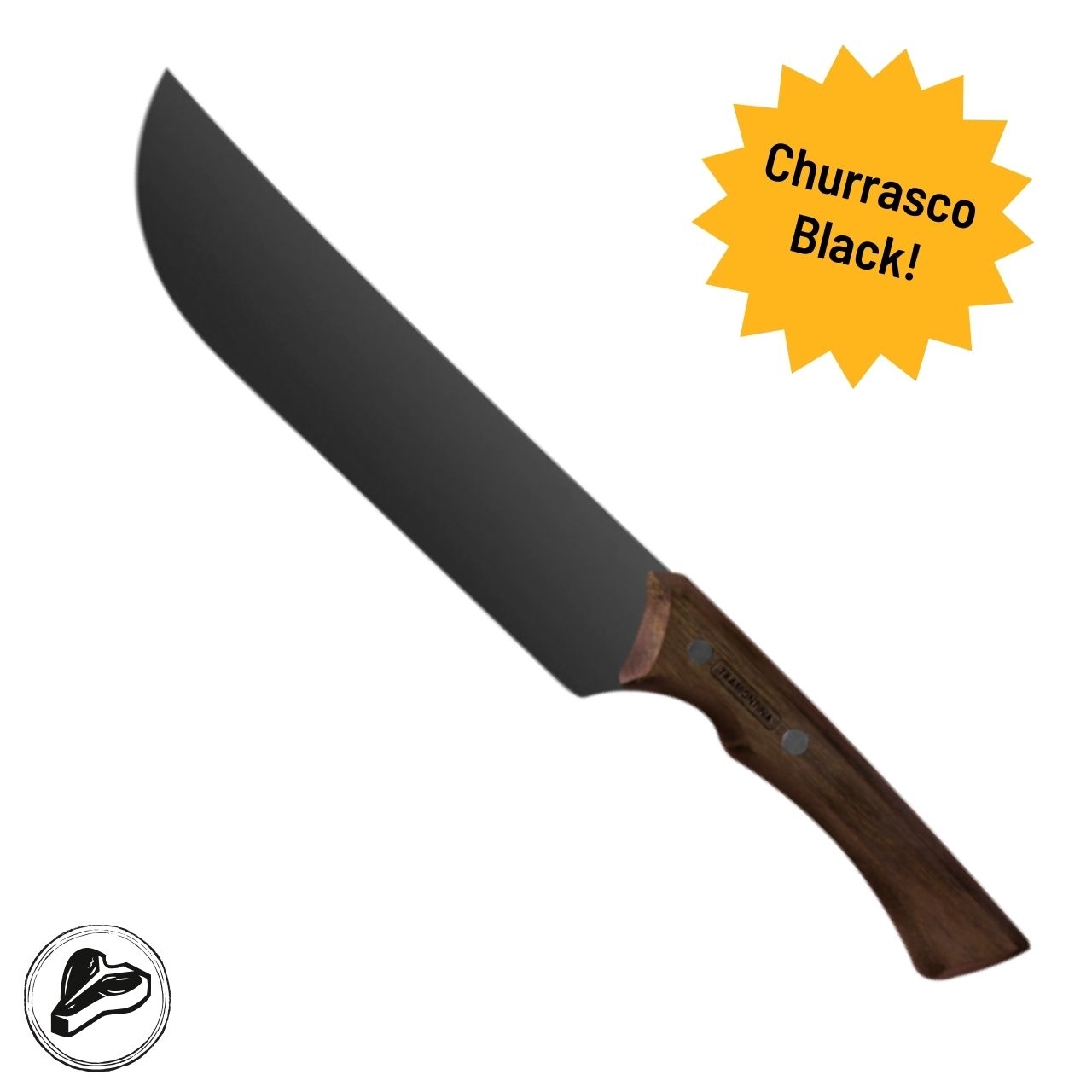 Tramontina Churrasco Black Fleisch Messer 20 cm