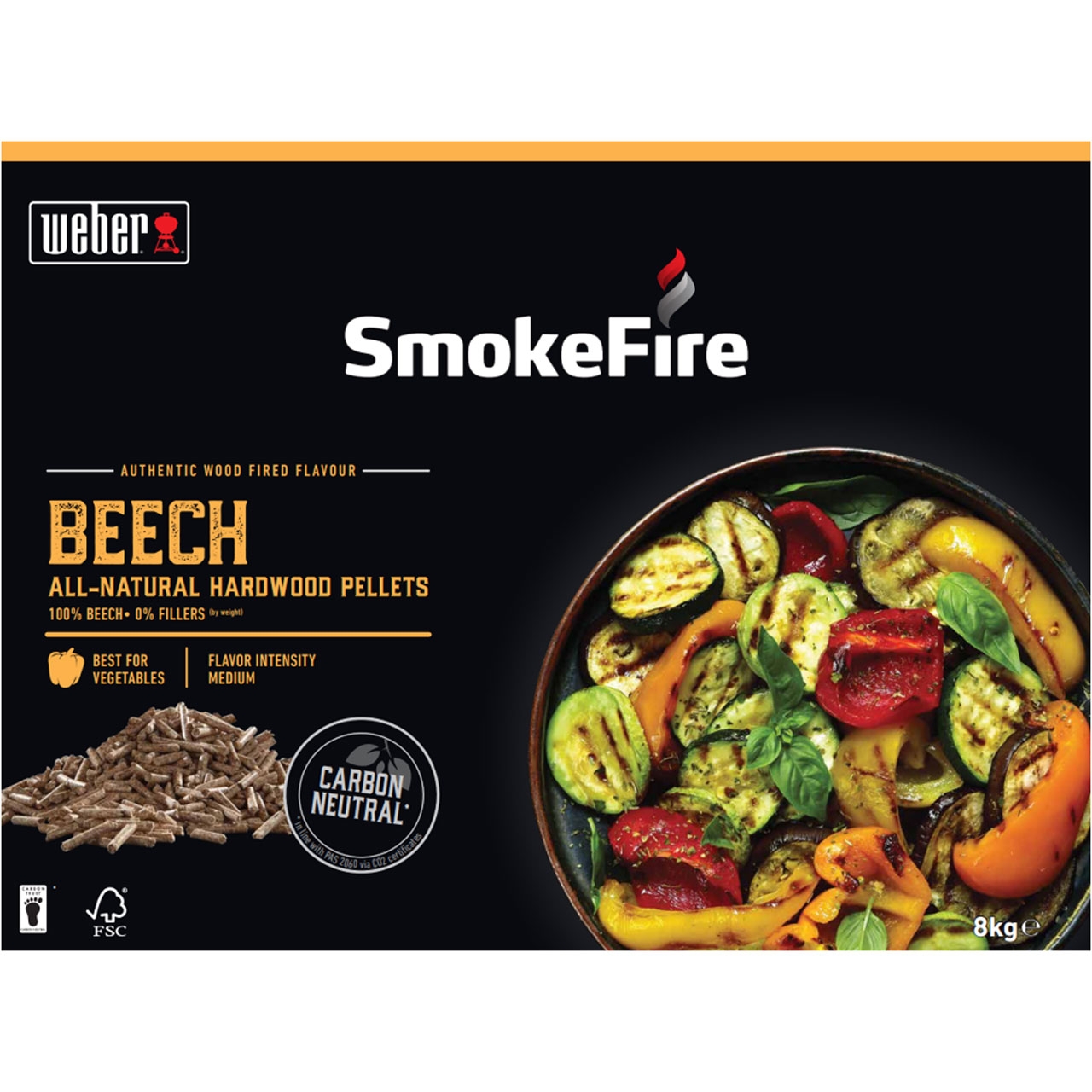Weber SmokeFire Holzpellets Buche - 8 kg