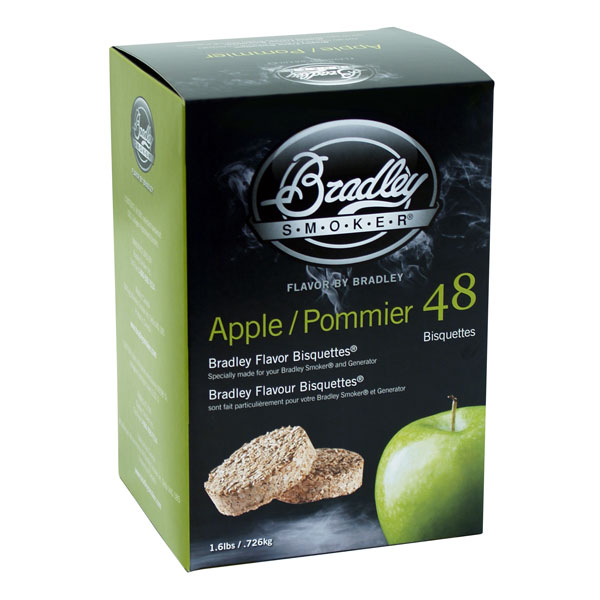 Bradley Smoker - Apfel Bisquetten 48er Packung