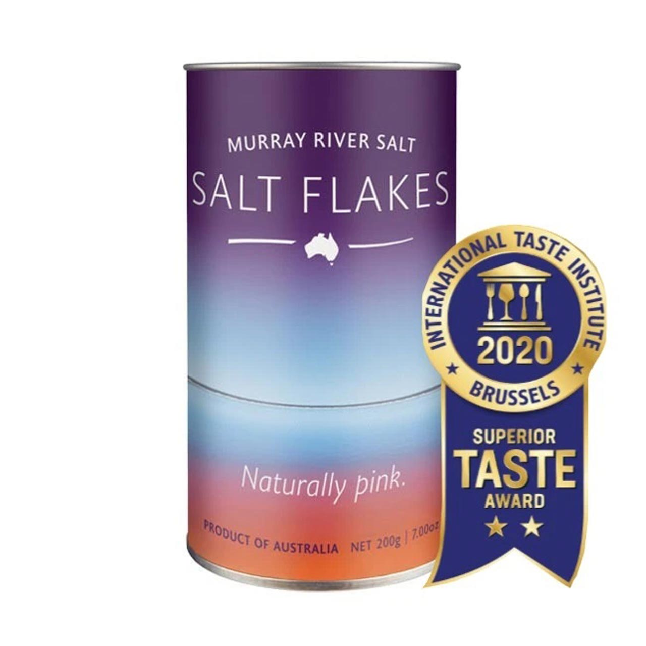 Murray River Salt - Pink Salt Flakes, 200g Dose