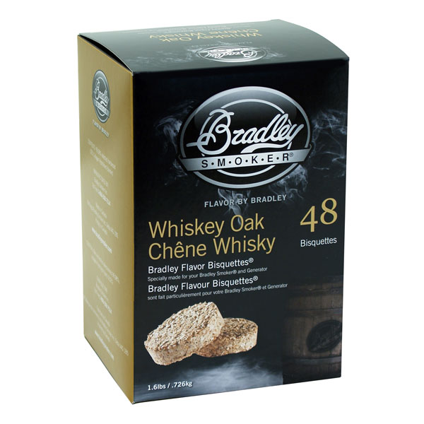 Bradley Smoker - Whiskey Eiche Bisquetten 48er Packung