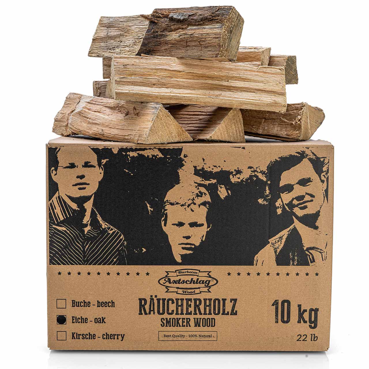 Axtschlag Smoker Wood - Smoker Brennholz Oak / Eiche