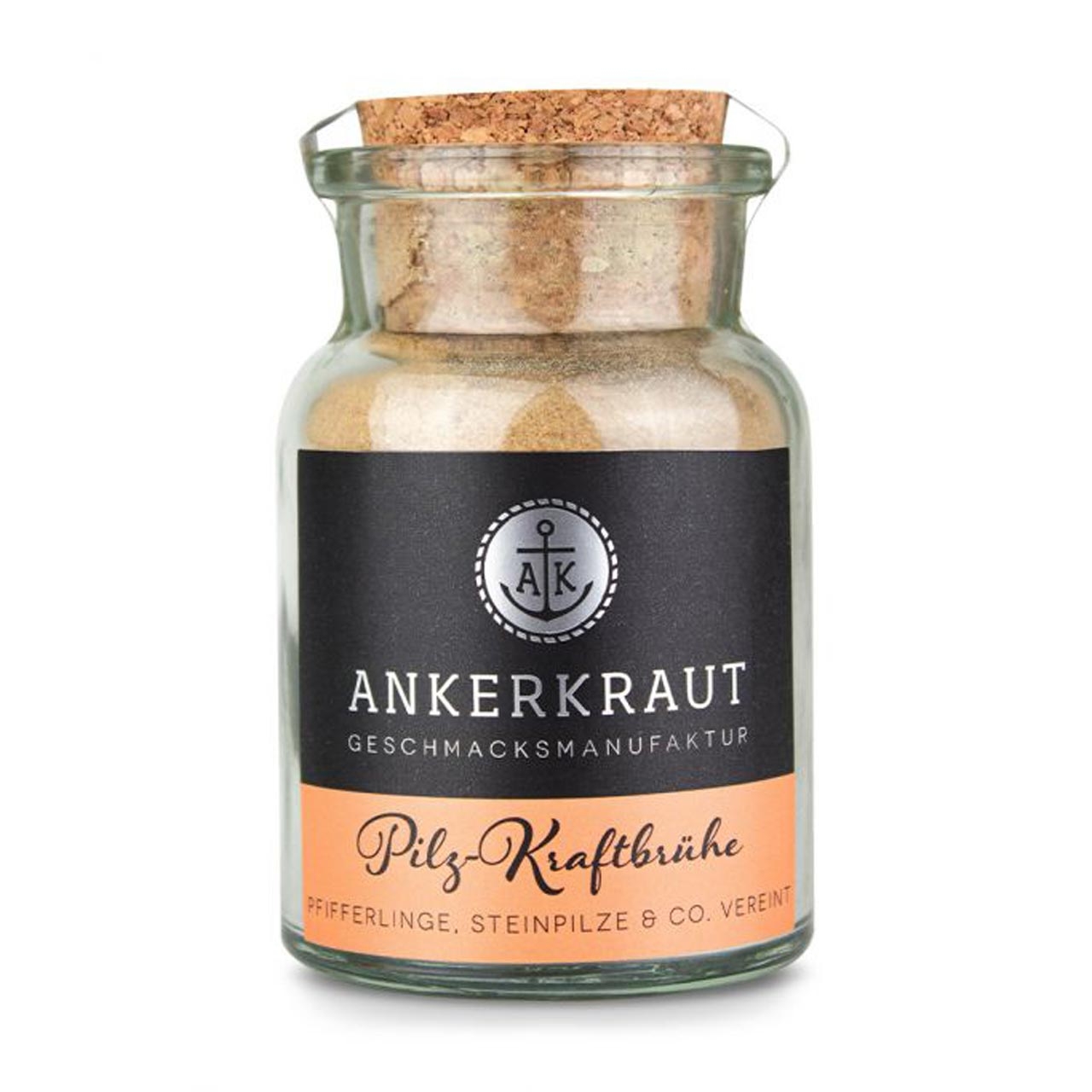Ankerkraut Pilz-Kraftbrühe, 100g Korkenglas