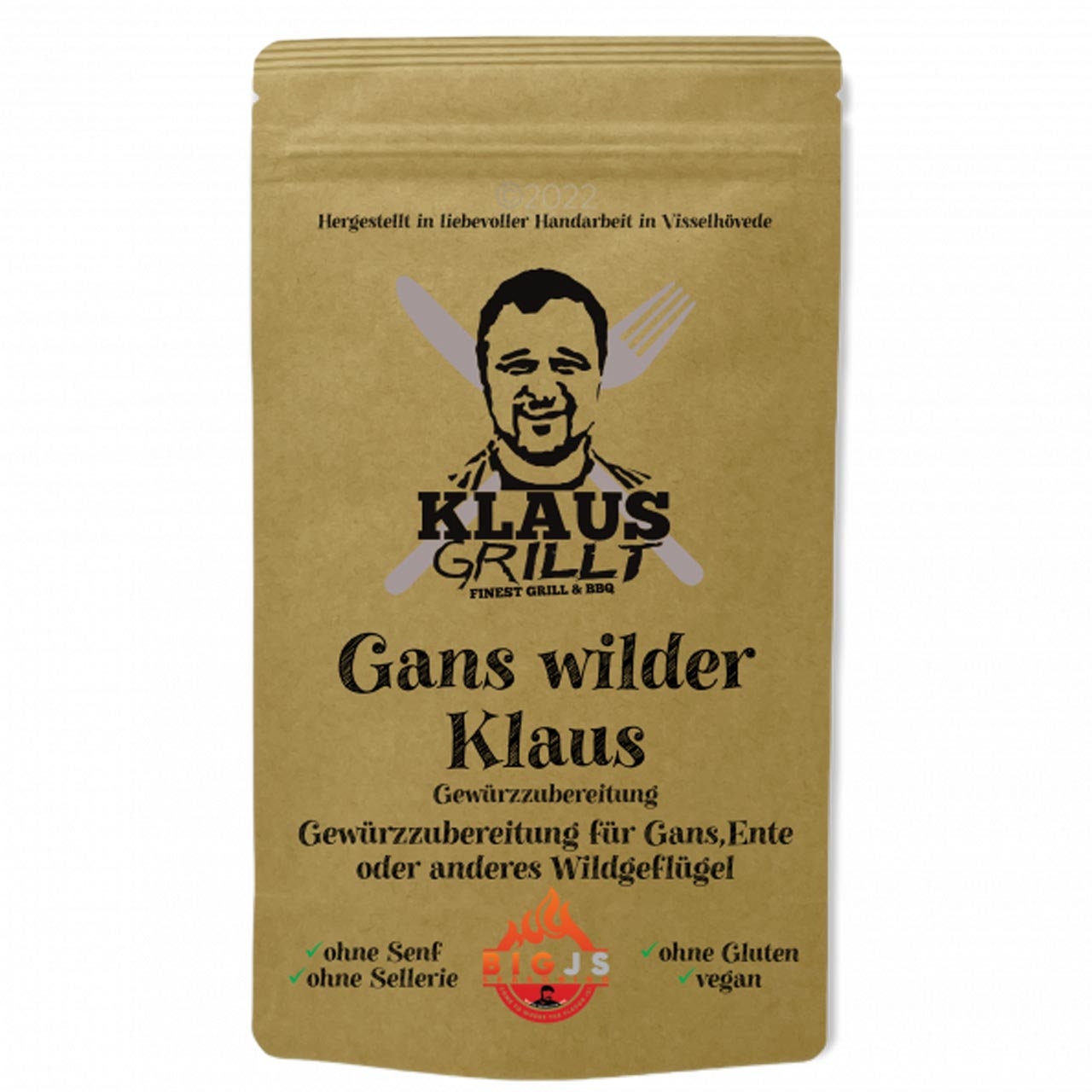 Klaus Grillt - Gans Wilder Klaus 100 g Standbeutel