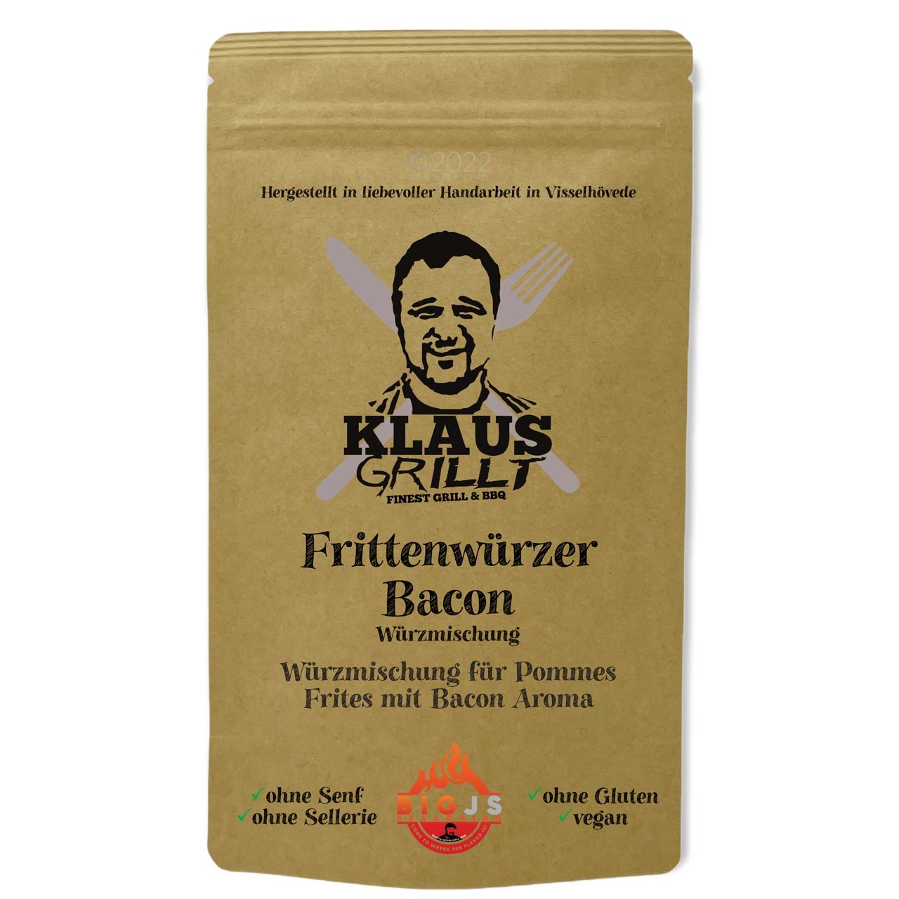 Klaus Grillt - Frittenwürzer Bacon 250g Beutel