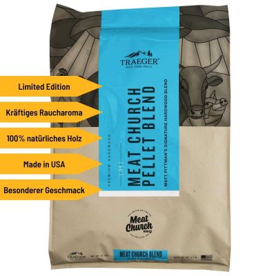 Traeger Hartholzpellets - Meat Church - Limited Edition